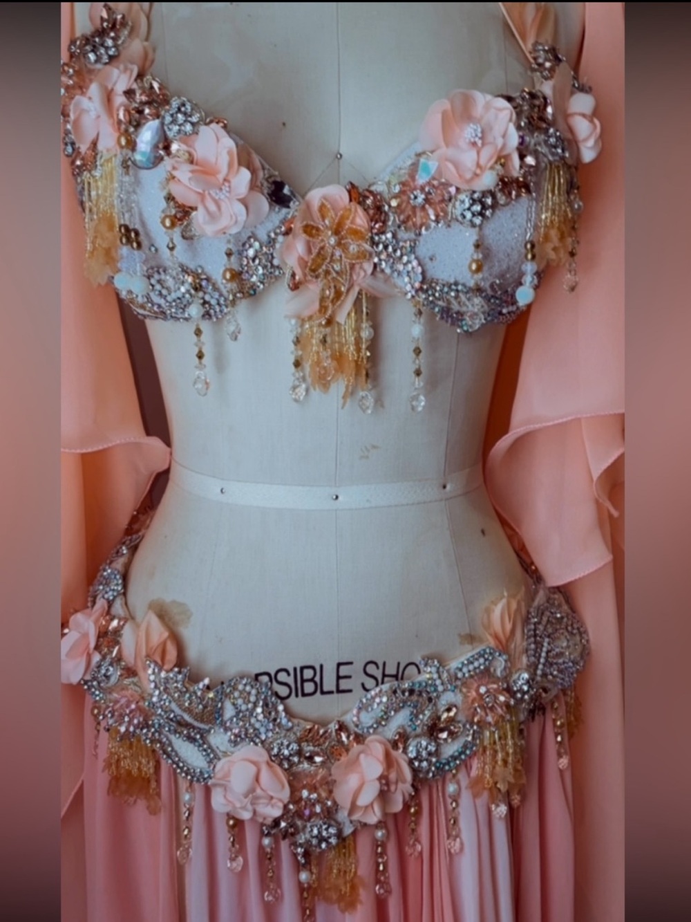 Venus and Flowers Bellydance Costume
